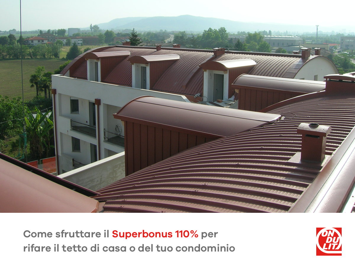 Superbonus 110 per rifare il tetto